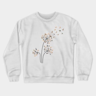 Cat Dandelion Cute Cat Crewneck Sweatshirt